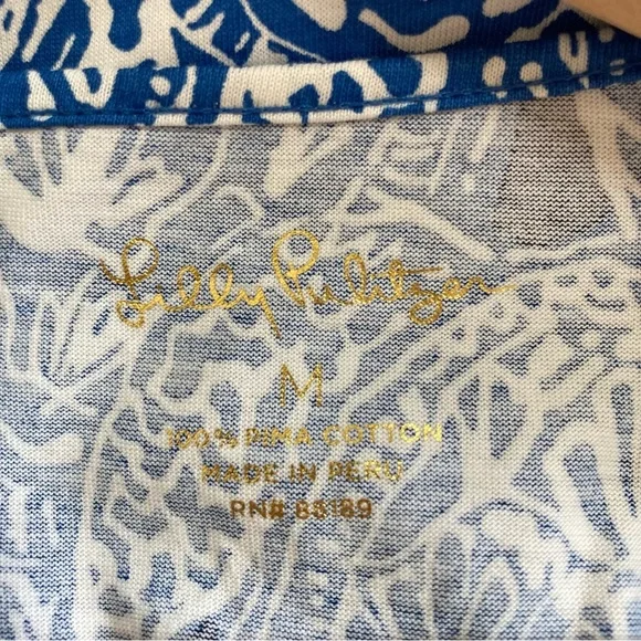 Lilly Pulitzer Blue and White Maxi Dress - Picture 11 of 13